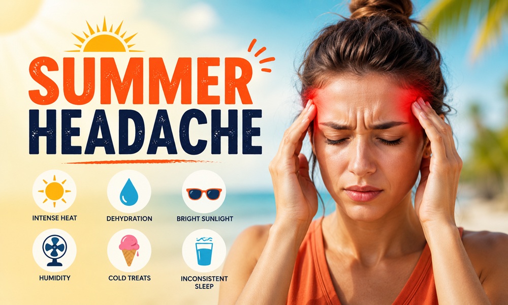 summer headache causes